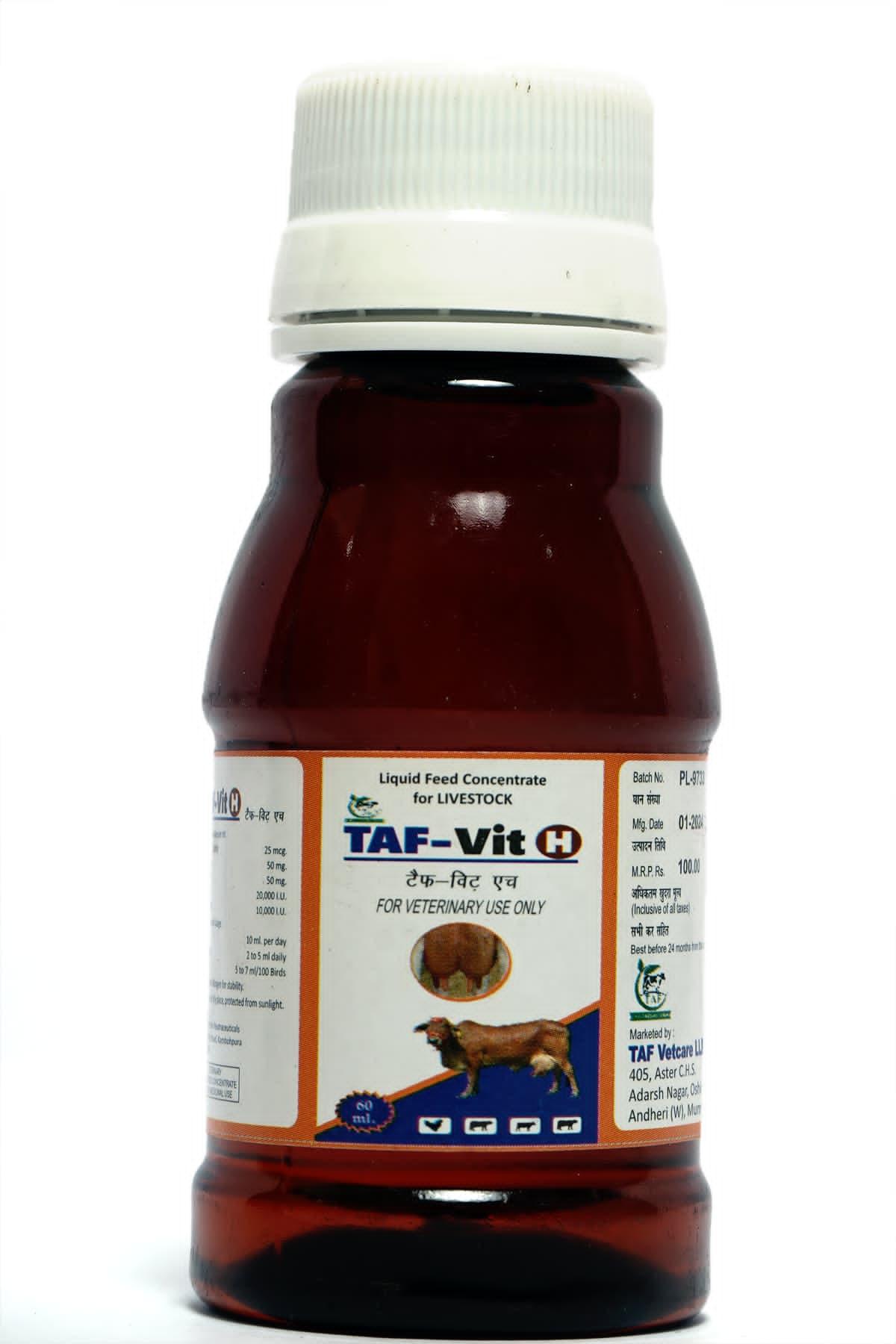 TAF Vit H Liquid – Premium Feed Concentrate for Livestock Health & Performance